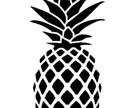 Pineapple Vinyl Decal