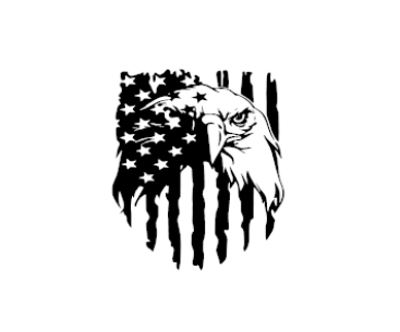 Eagle Flag Vinyl Decal