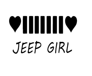 Jeep Girl Vinyl Decal